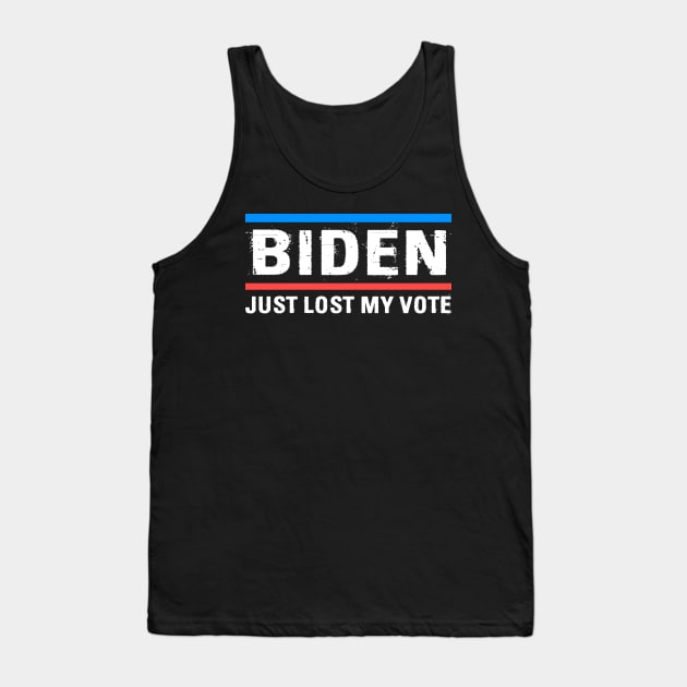 Anti Biden Tank Top by Outrageous Flavors